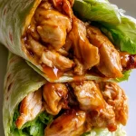 Kipwrap met Honing-Mosterd en Knapperige Sla