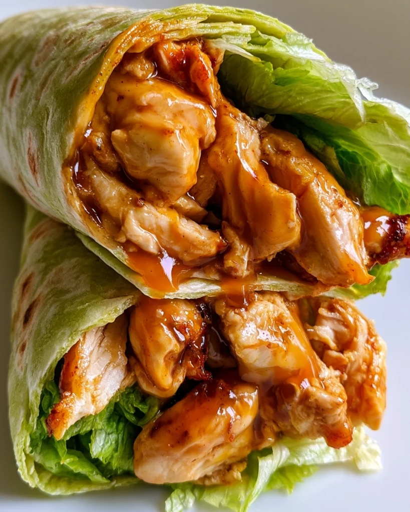 Kipwrap met Honing-Mosterd en Knapperige Sla