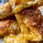 Krokante Airfryer Tortillapockets met Kaas