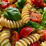 Mediterrane Picknick-Pastasalade met Pesto