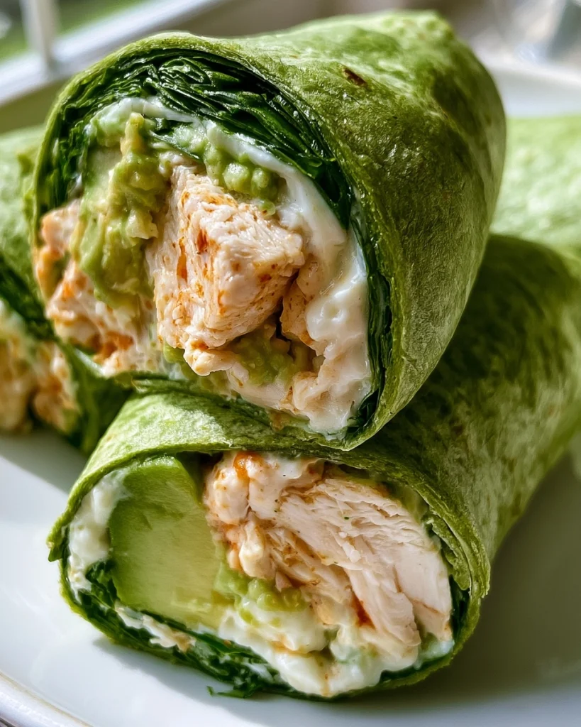 Picknickwraps met Kip, Avocado en Roomkaas