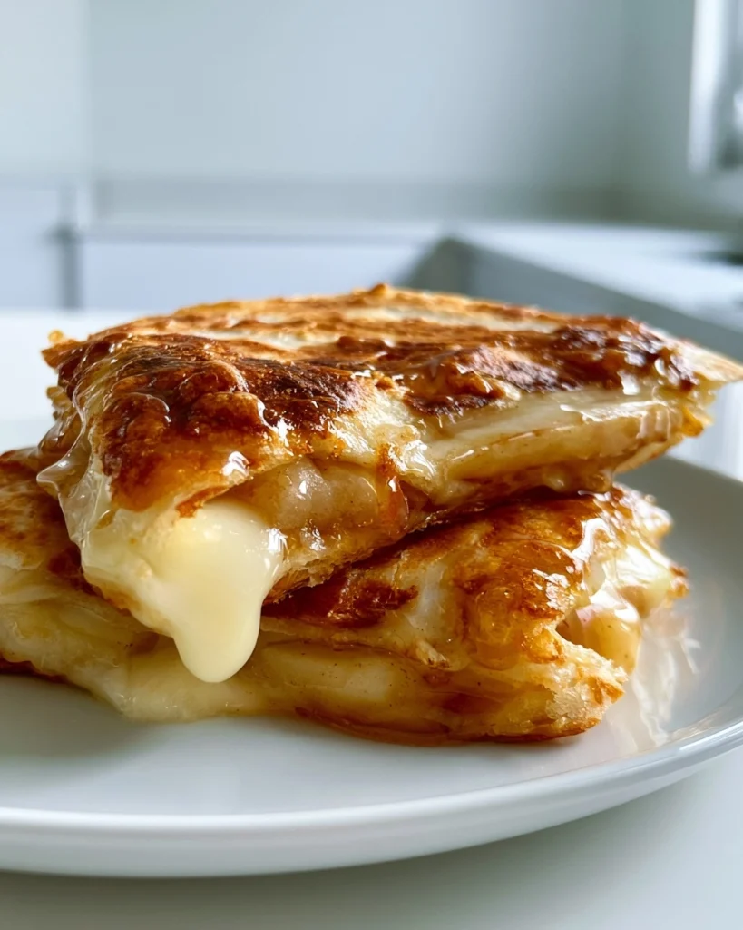 Quesadilla met Camembert, Appel en Honing