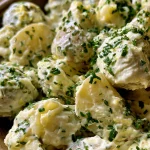 Romige Aardappelsalade met Dijonmosterd en Bieslook