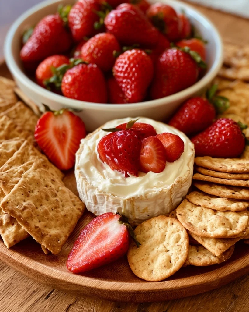 Zomerse Borrelplank met Fruit, Kaas en Crackers